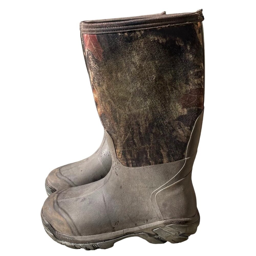 MUCK BOOT M11 W12 Woody Sport Tall Hunting Boot Pull On Camo Waterproof Neoprene - Picture 2 of 4